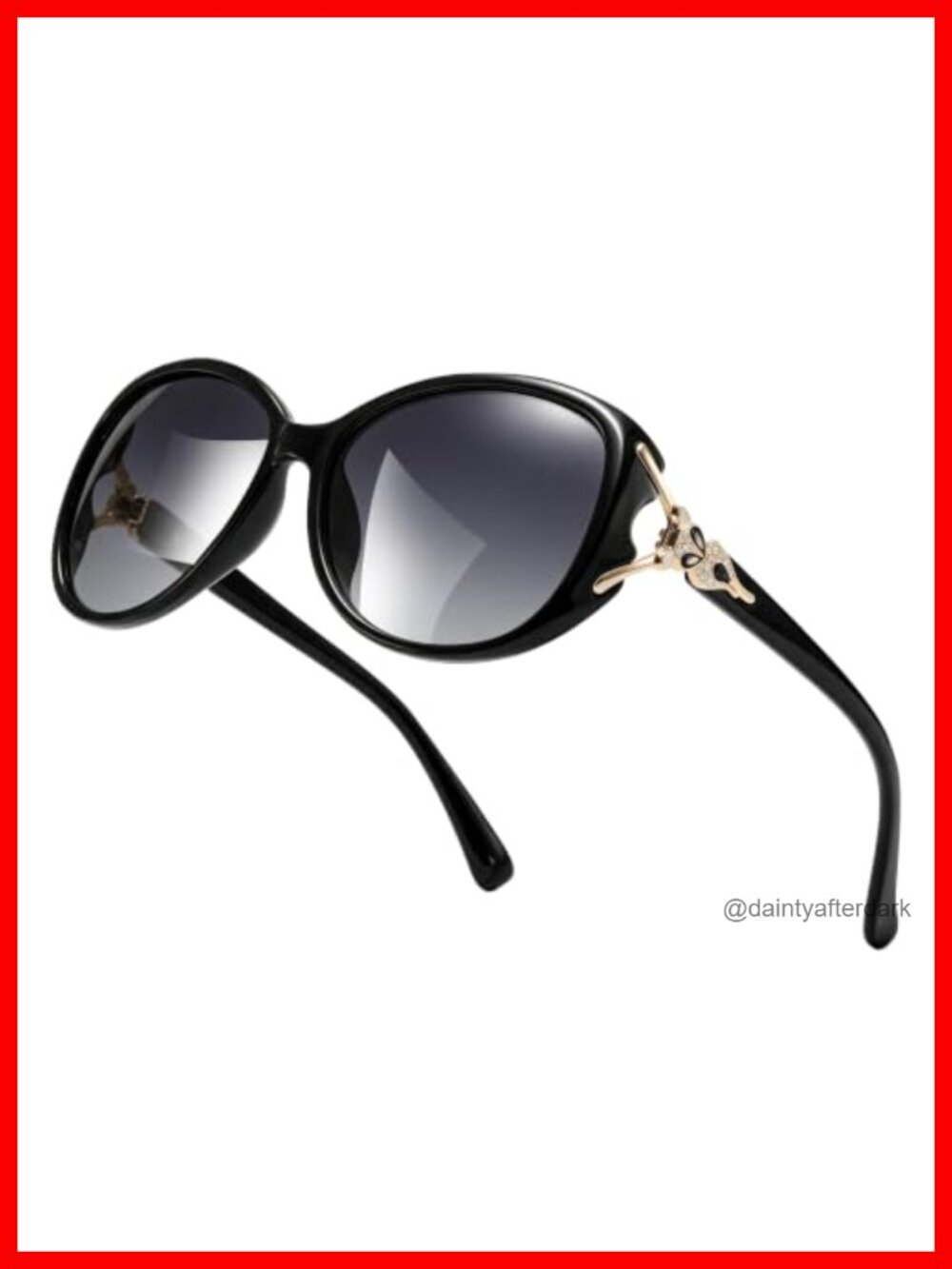 Polarized Oversized Retro Sunglasses UV400 Anti-Glare